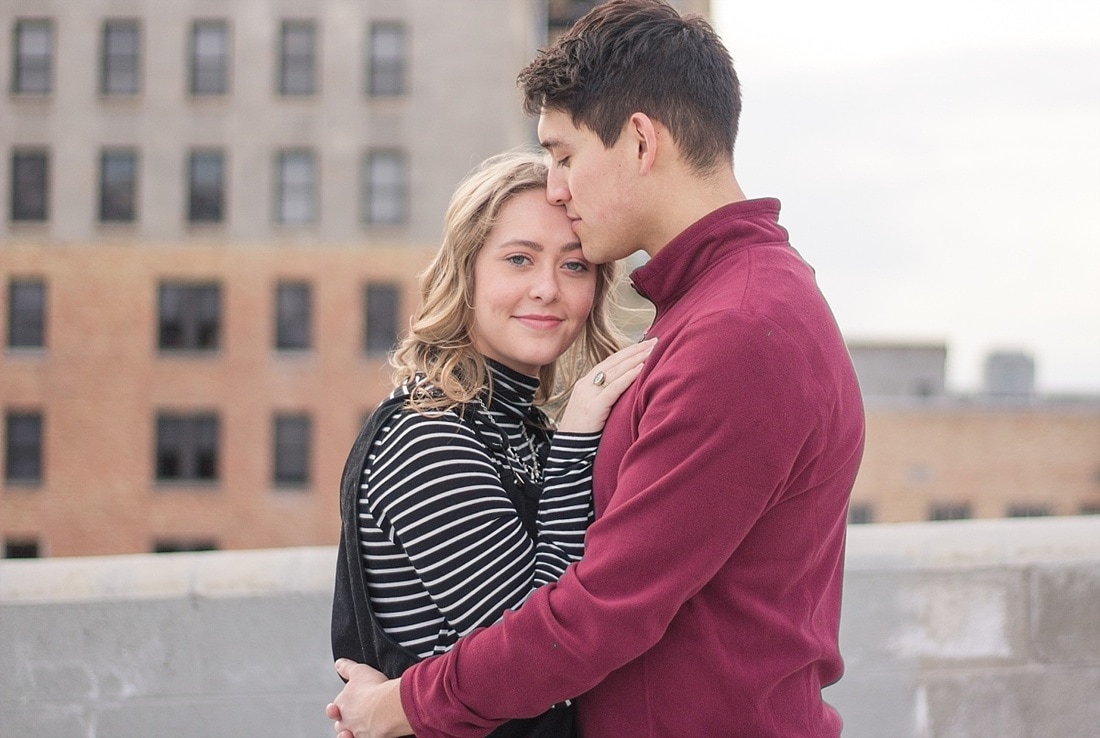 ﻿  Salt Lake Rooftop Engagements | SLC Engagement Photographer | T + M