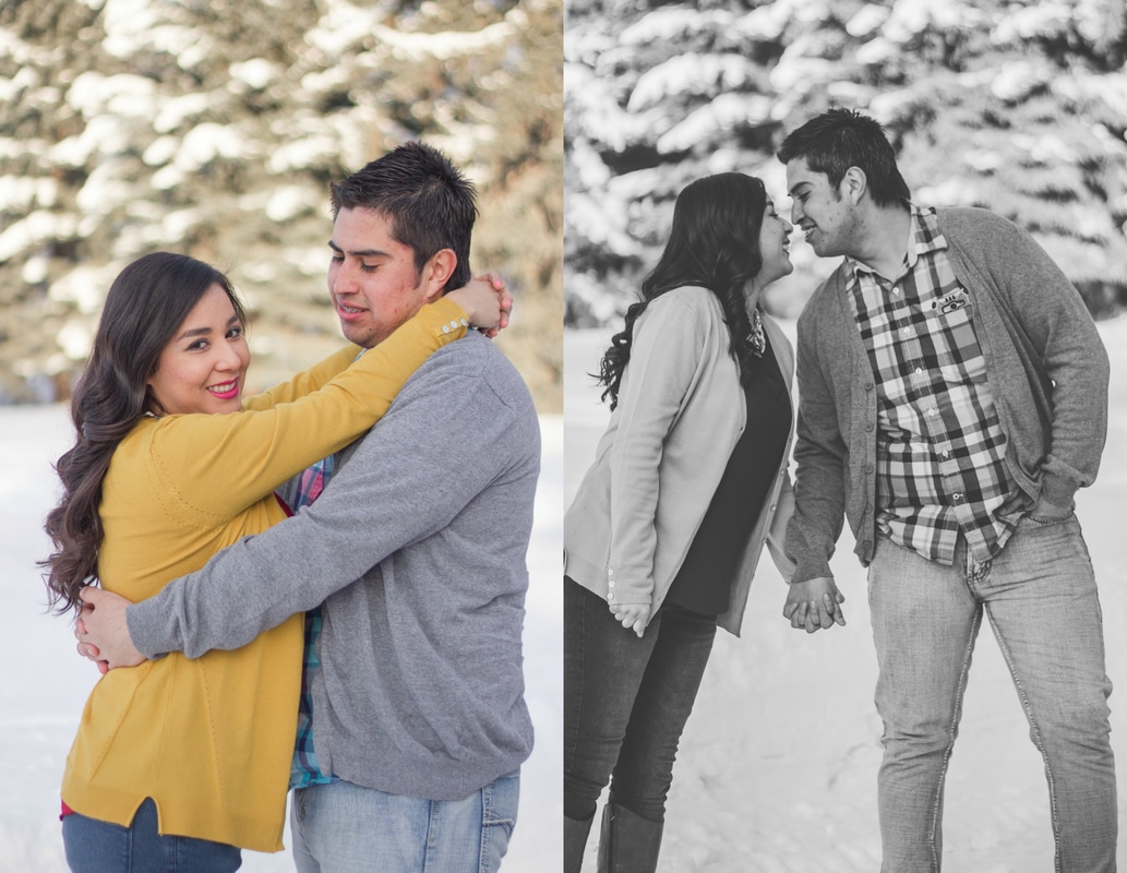 Mayra + Mauricio | Utah State Winter Engagements