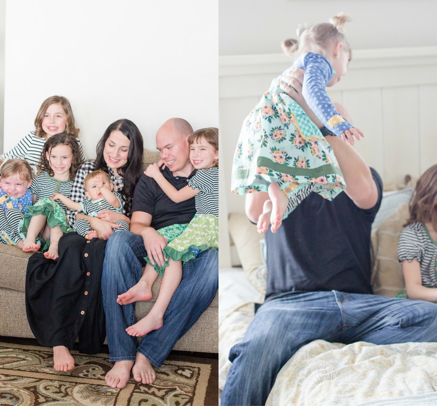 Buckley Family | In Home Session | Cache Valley Family Magazine