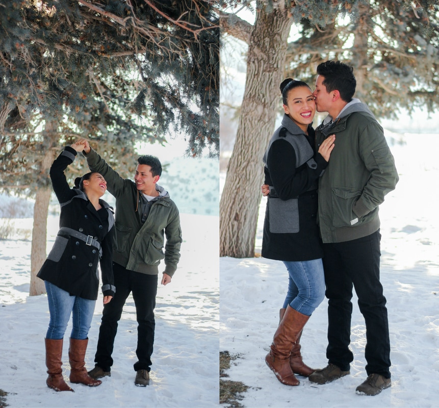 Cesilia + Manny | Cache Valley Engagement Photographer | First Dam