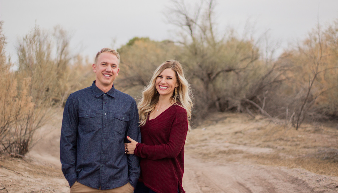 Mitch + Heather | Gila River | Southeast Arizona Engagement Photographer